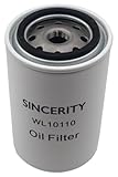 Sincerity WL10110 Oil Filter Compatible with JCB, Hitachi, John Deere, Kobelco, New Holland