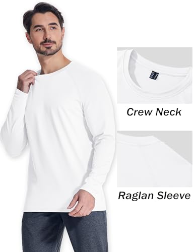 MAGCOMSEN Men's Thermal Shirt Fleece Lined Long Sleeve Athletic Base Layer Workout Top4