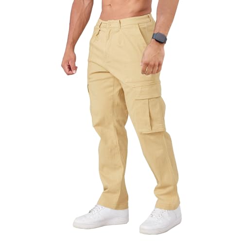 Baggy Pants Men Casual Fashion Cargo Pants Loose Fit with Multiple Pockets for Everyday Wear and Comfort