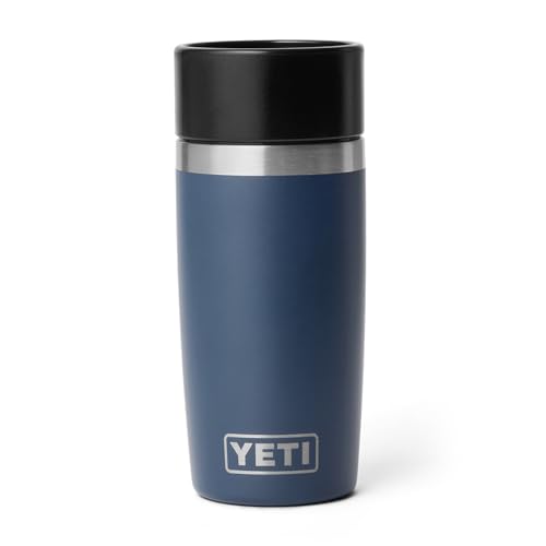Image of YETI Rambler 12 oz Travel Bottle, Stainless Steel, Vacuum Insulated with Leakproof Commuter Cap, Navy