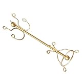 Accesorios en miniatura para muñecas: el diseño independiente de este perchero en miniatura mantiene la ropa de las muñecas ordenada, convirtiéndolo en un complemento práctico para los armarios de las casas de muñecas