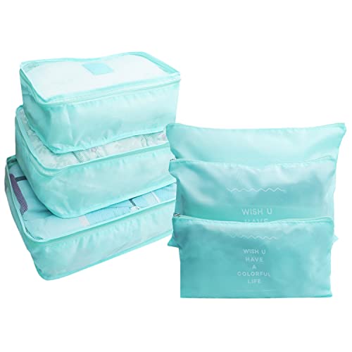 GUIFIER 6 PCS Travel Luggage Organizer Set