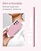 CUZMIGO Silicone Case Compatible with Samsung Galaxy S24 Ultra, Slim Fit Premium Liquid Silicone Shockproof Phone Cover, Upgraded Camera Protection and Microfiber Lining, Chalk Pink