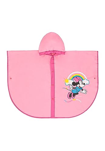 Ellepi Mantella pioggia minnie topolino bambino bambina impermeabile anni poncho antipioggia mantellina bimba bambini giacca bimbo kway regalo compleanno abbigliamento (Minnie, 3-4 anni)