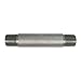 Brennan Industries 5404-N-20X4.000 Steel Long Straight Nipple Fitting, 1-1/4"-11-1/2 NPTF x 1-1/4"-11-1/2 NPTF Thread, 1-1/4" Male NPTF x 1-1/4" Male NPTF