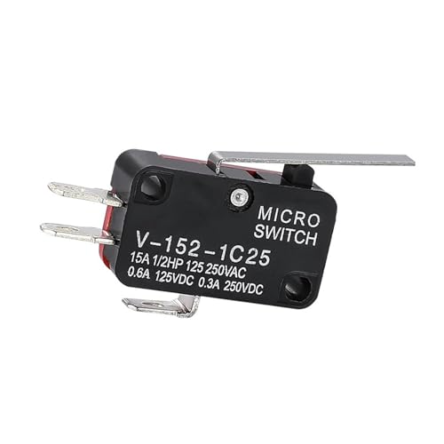 Fin de course V-152-1C25 micro-interrupteur SPDT à tige droite courte pour automatisme