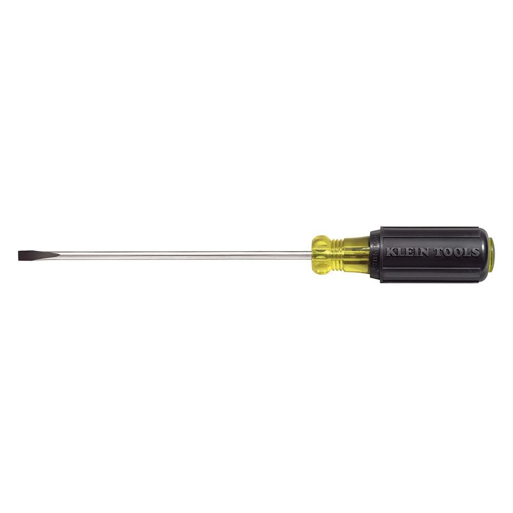 Photo 1 of **UNTESTED**
Klein Tools 601-6 3/16-Inch Cabinet Tip Screwdriver 6-Inch, Made in USA