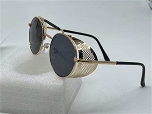 Metal Round Frame Women Sunglasses Outdoor Vacation Men Commuter Sun Glasses2