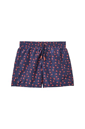 Goldenpoint Bañador para niño – Bañador Boxer Fantasía Red Fish, turquesa, 6 años