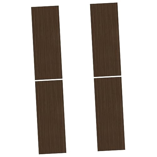 DOITOOL 4 Piezas piso de grano de madera pegatinas vinilo imitacion madera losetas autoadhesivas papel adhesivo pelar y pegar papel tapiz baldosas de vinilo pegatina de grano de madera
