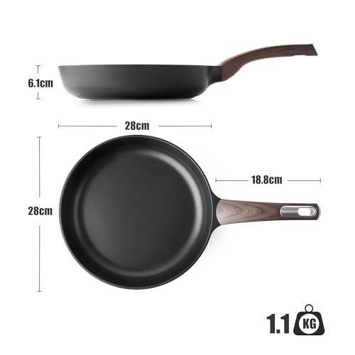 SENSARTE Antihaft Bratpfanne 28cm Antihaft-Eierpfanne Omelette Pfannen – Ansicht 3