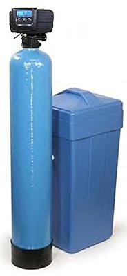 Fleck 56SXT Loadeed 48k 5600 SXT 48,000 Grains Water Softener Ships Loaded for Easier Installation, Blue