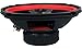 Cerwin Vega 6x9 inch 2-Way Coaxial Car Speakers Vega Series 500 Watts Power 4 Ohm Titanium Dome Tweeters Red Rubber Surround, Premium Car Audio System, 2 Units V469