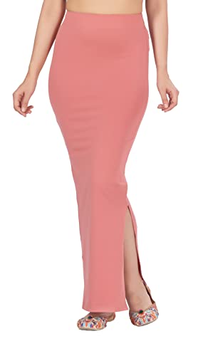 Image of Studio Shringaar Women's Pure Cotton Stretchable Saree Shapewear Petticoat