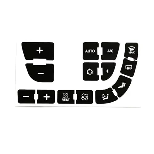 Autocollant de réparation de bouton pour effacer l'usure de votre tableau de bord C4