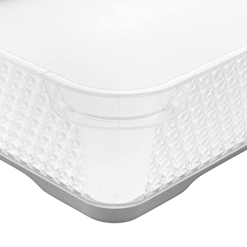 keeeper Stapelkorb, Rutschfest, DIN A4, 36 x 26,5 x 7 cm, Jonas, Nordic Grey