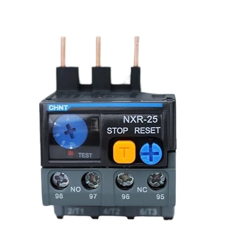 YJCUCVL Contacteur DC Protecteur de Surcharge Thermique Maximum AC 690V NXR-25 50HZ/60HZ(0.63-1A)