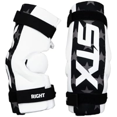 Lacrosse Unlimited 3-Piece STX Stallion 75 USA Youth Starter Set (MD) - MD Gloves, MD Arm Pads, MD Shoulder Pads