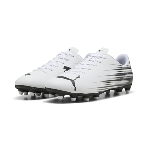 Puma Attacanto II FG/AgSoccer - Tenis para Hombre, Blanco (Puma White)/Negro (Puma Black), 40 EU