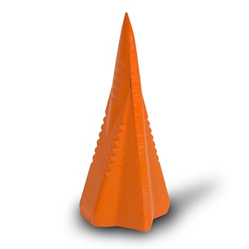 EBERTH Fendeur de bûches Manuel, Coin de fendage, Fendeur de Bois en Acier, Dimensions 7 x 7 x 17 cm, fendre Le Bois Facilement et en Toute sécurité, Outil...