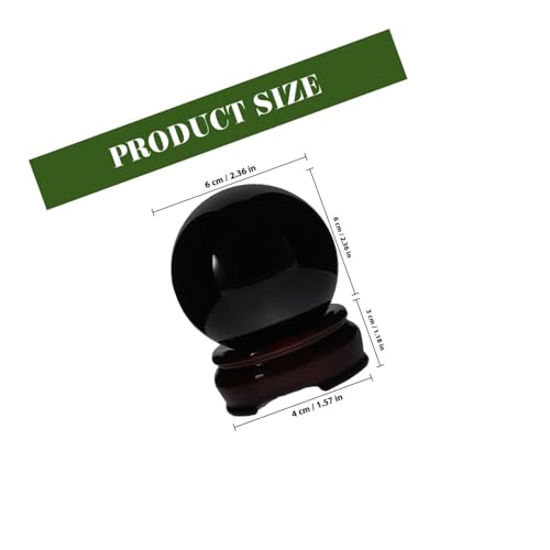 Sphère en Obsidienne Noire Véritable pour Décoration Table Chic - 3