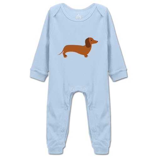 Cute Newborn Clothes Dachshund Dog Unisex Baby Bodysuit Love Pet Infant Outfits