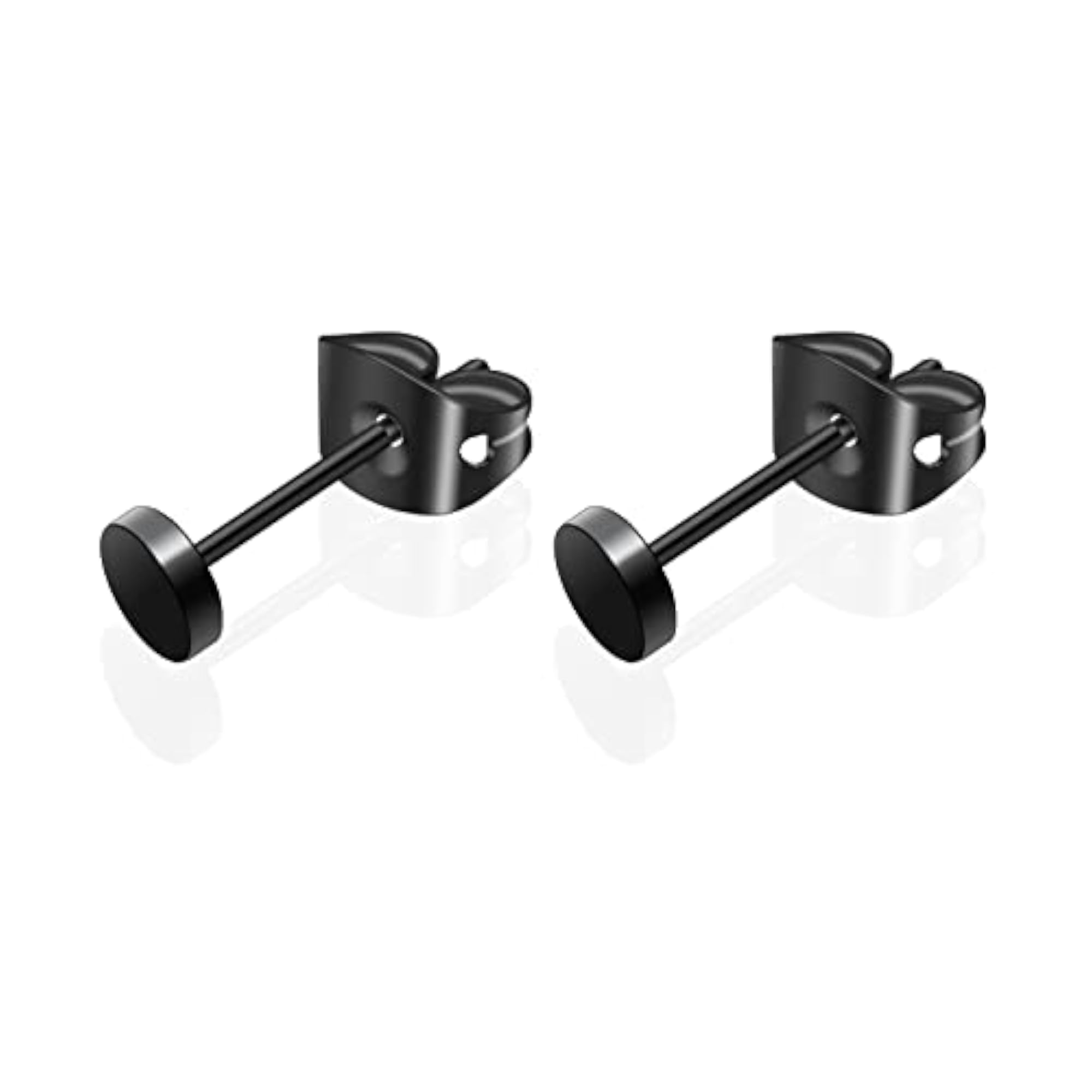 Titanium Stud Earrings for Women & Men, Hypoallergenic Options