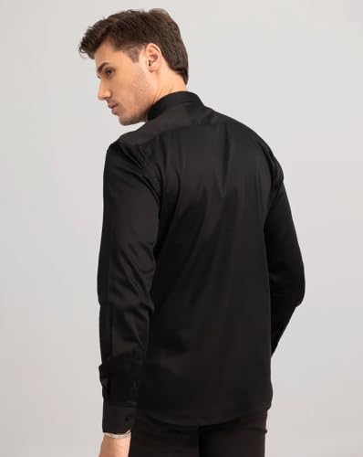 Image of Noble Monk Men's Full Sleeve Shirt | Casual Shirt for Men | Stylish Cotton Blend | Comfortable Everyday Wear | Button Down Clothing | Travel & Outdoor Apparel