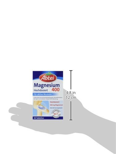 Magnesiumtabletten Abtei 400 mg – Hochdosiertes Nahrungsergänzungsmittel