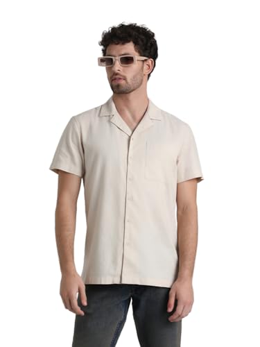 Image of Jack & Jones Men Pure Cotton Regular Opaque Casual Shirt
