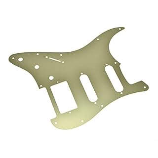 Dopro Plaque de protection en aluminium anodisé à 11 trous pour guitare Strat HSS – Pour Fender américaine/mexicaine… - Les Beatles, Paul McCartney, John Lennon, RIngo Starr, George Harrison Dopro Plaque de protection en aluminium anodisé à 11 trous pour guitare Strat HSS - Pour Fender américaine/mexicaine… – Image 4