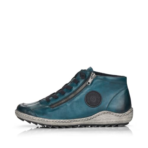 Remonte Damen Low-Top Sneaker R1498, Frauen Halbschuhe,lose Einlage,schnürer,Business,Freizeit,straßenschuhe,Strassenschuhe,blau (12),42 EU