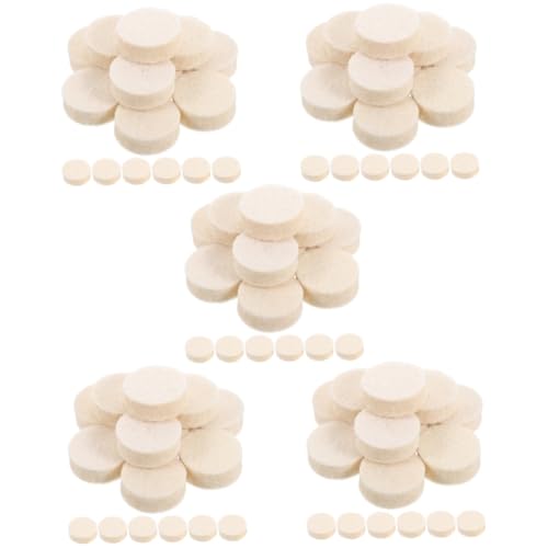 STOBAZA 5sets Multi-Purpose Wool Buffing Wheel Rotary Tool Attachments Jewelry Polishing Wheel 100pcs*5