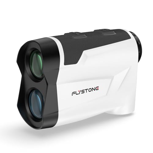 Flystone Range Finder for Hunting/Golfing.1000/1300 Yards Laser Golf Rangefinder with Slope .6X Magnification .Flag Lock Vibration Function with Continuous Scan
