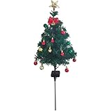 Efficacité à énergie solaire : ces mini sapins de Noël d'extérieur utilisent l'énergie solaire, se chargeant pendant la journée pour fournir une solution d'éclairage qui illumine automatiquement votre espace extérieur à la tombée de la nuit.