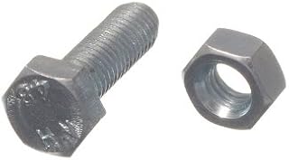 50 X HEX BOLT SET SCREW 4.8 GRADE M8 25MM BZP ZINC PLATED WEATHER RESISTANT