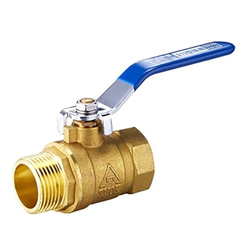 Robinet à bille en laiton de 1 pouce avec filetage interne externe - 2