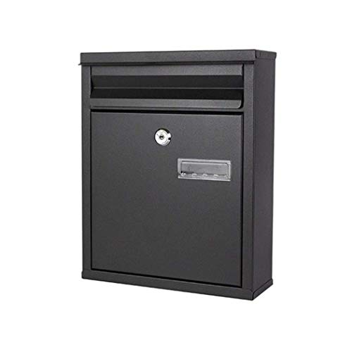 Boîte aux lettres compacte extérieure murale verrouillable et boîte à suggestions