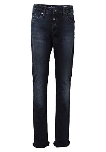 Kaporal Jego jeans garçon fini les genoux troués pantalon solide