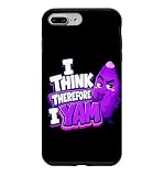 I Think Therefore I Yam Ube Pun Purple Yam Dad Joke Case for iPhone 7 Plus/8 Plus