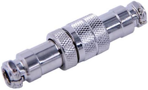 10pcs GX16 9 Pin Male to Female Connector Round Straight Metal Plug