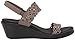Skechers Cali Women's womens Rumble on - Sassy Dayz Wedge Sandal, Taupe, 9 US