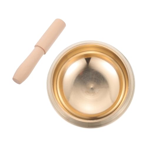 ifundom 1 セット ヨガ瞑想ボウル ブッダシンギングボウル ヴィンテージ瞑想ボウル お椀 ガレー ギャレー メディテーションボウル クリエイティブ・チベット・スオンド・ホルダー クラッパー