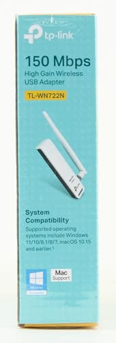 Adaptador USB TP-LINK Wireless 150Mbps Alto Ganho TL-WN722N