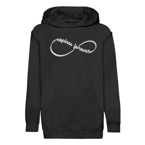 Sweat à capuche enfant pour l'école motif Copines Forever Moebius
