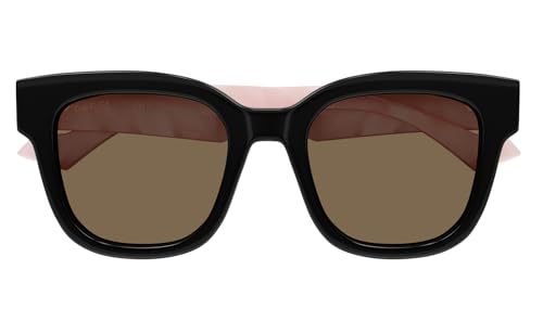 Gucci Women's Oversized Square Sunglasses, Black-Pink-Brown, One Size2