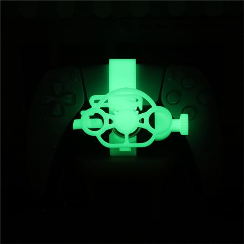 LICHIFIT Mini kierownica do gier wyścigowych PS5, symulator jazdy, druk 3D, kierownica do PlayStation 5, akcesoria do kół wyścigowych