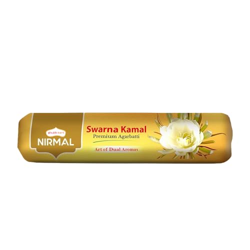 Image of Shubhkart Nirmal Swarna Kamal Premium Agarbatti Sticks | Agarbatti for Pooja & Havan | Incense Muttha Sticks for Home with Divine Floral Fragrance | Pooja Items for Daily Use | 250g