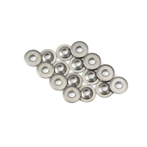 Sprwinautummer 06E109641A 16Pcs Engine Valve Spring Retainer EA888 1.8/2.0T 06J109641A Replacement For VW Tiguan Arteon Golf CC EOS Jetta Passat Audi A3 A4 A5 A6 A8 Q7 TT RS4 RS5 RS7 RSQ8 Skoda Seat