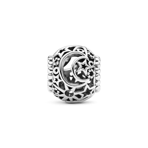 PANDORA Openwork Sun, Stars & Moon Charm - Gift for Her - Compatible Moments - Sterling Silver - With Gift Box3